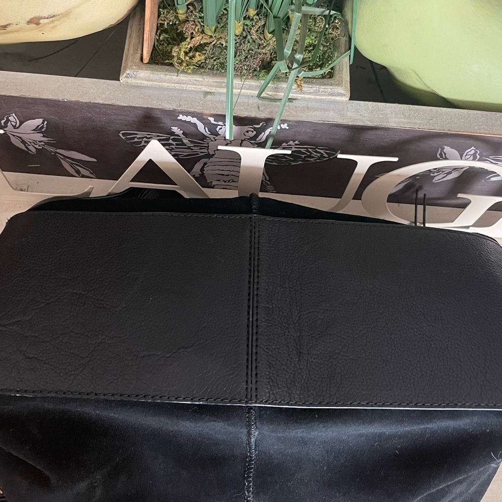 UGG Seldon Black Suede Tote - Picture 9 of 10
